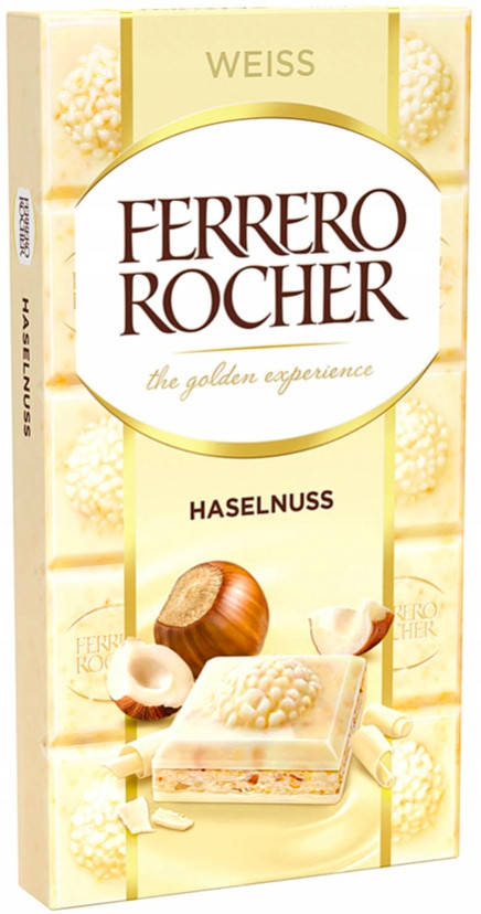 

Шоколад белый с орехом Ferrero Rosher 90г, 16шт/ящ