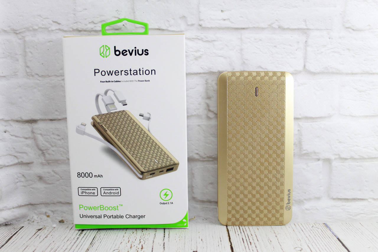 

Портативная зарядка для телефона Bevius 8000 mAh. Power Bank.