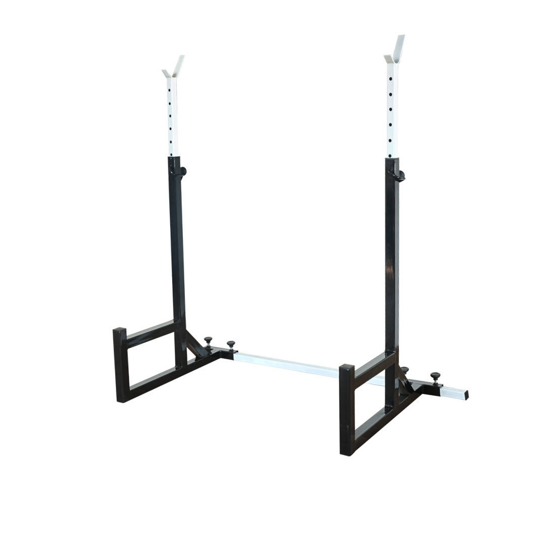 

Стойка под штангу для приседаний жим лежа жим сидя с нижними упорами, Черный