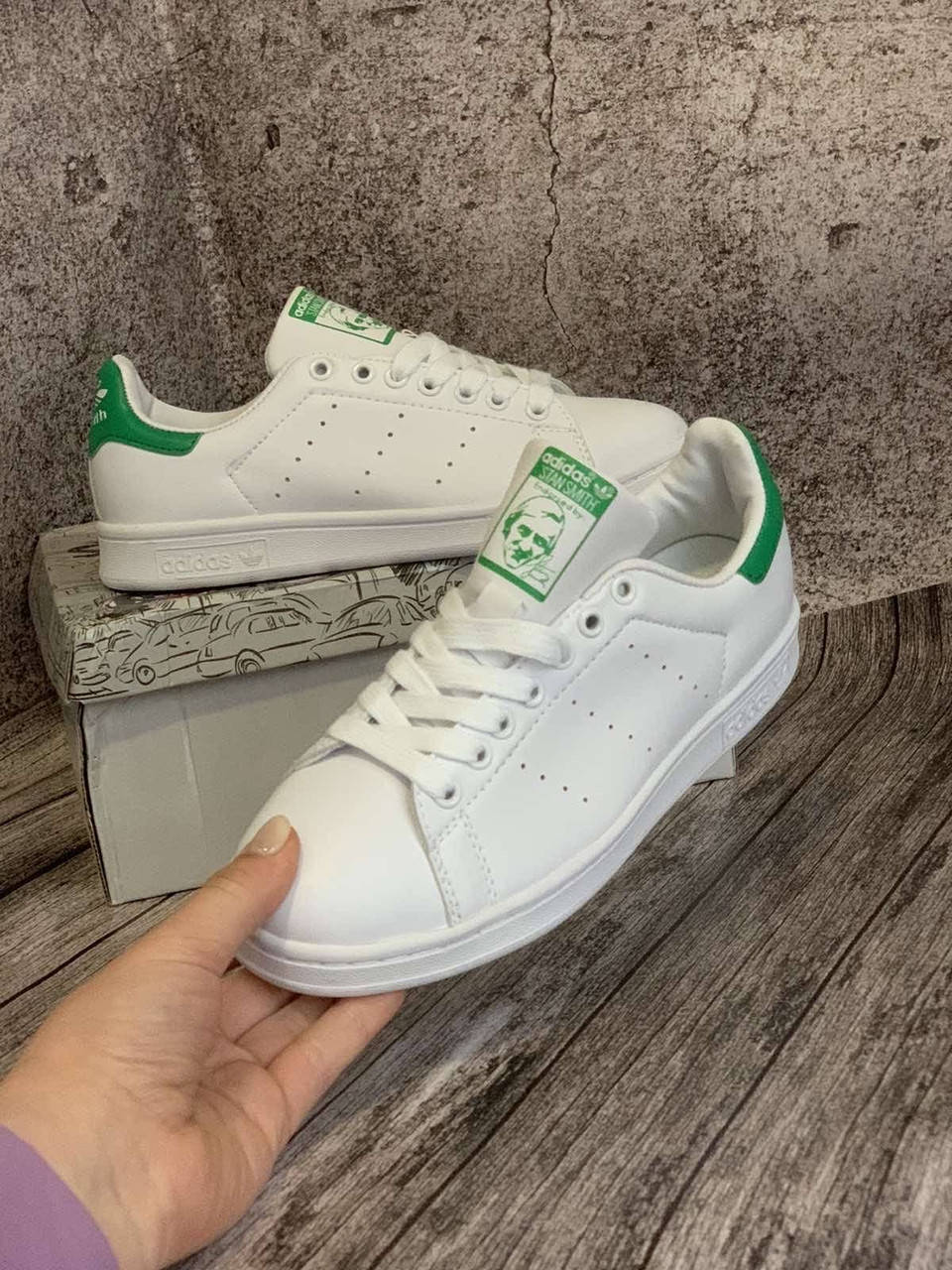 

Кроссовки adidas stan smith белые 41, Белый