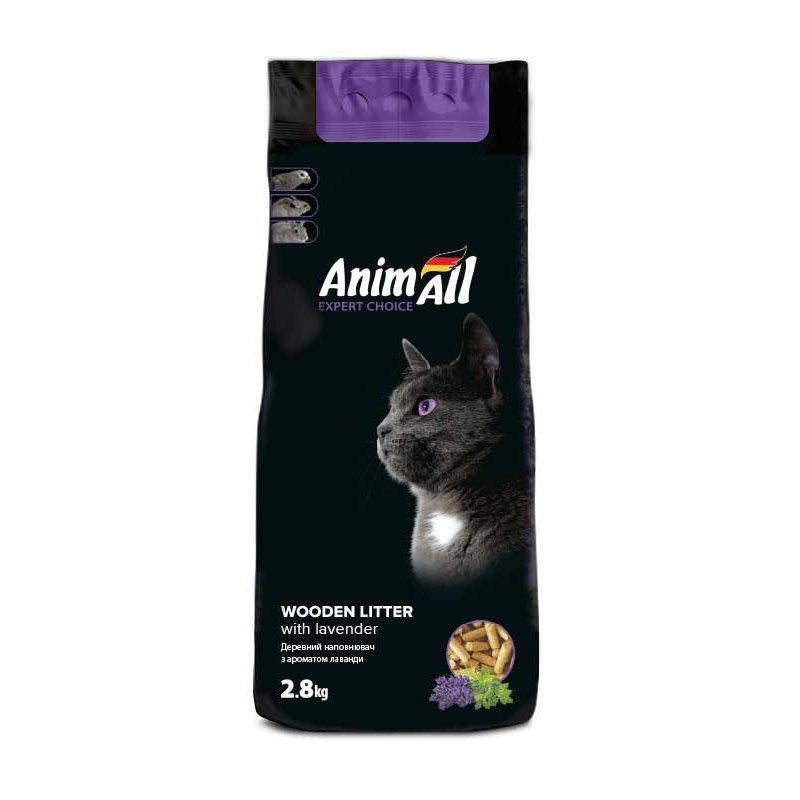 

AnimAll Наполнитель древесный, с ароматом лаванды 2.8 кг