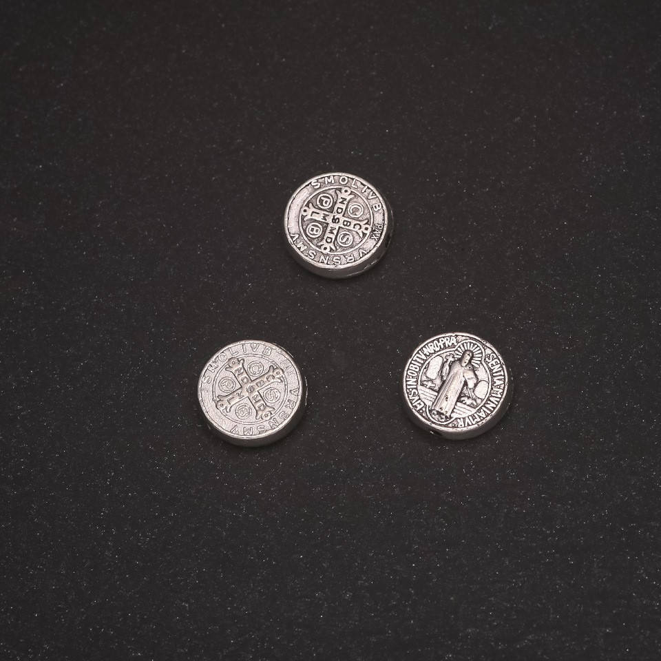 

Фурнитура бусина вставка d-11х3мм фасовка 20гр. +- 11шт.