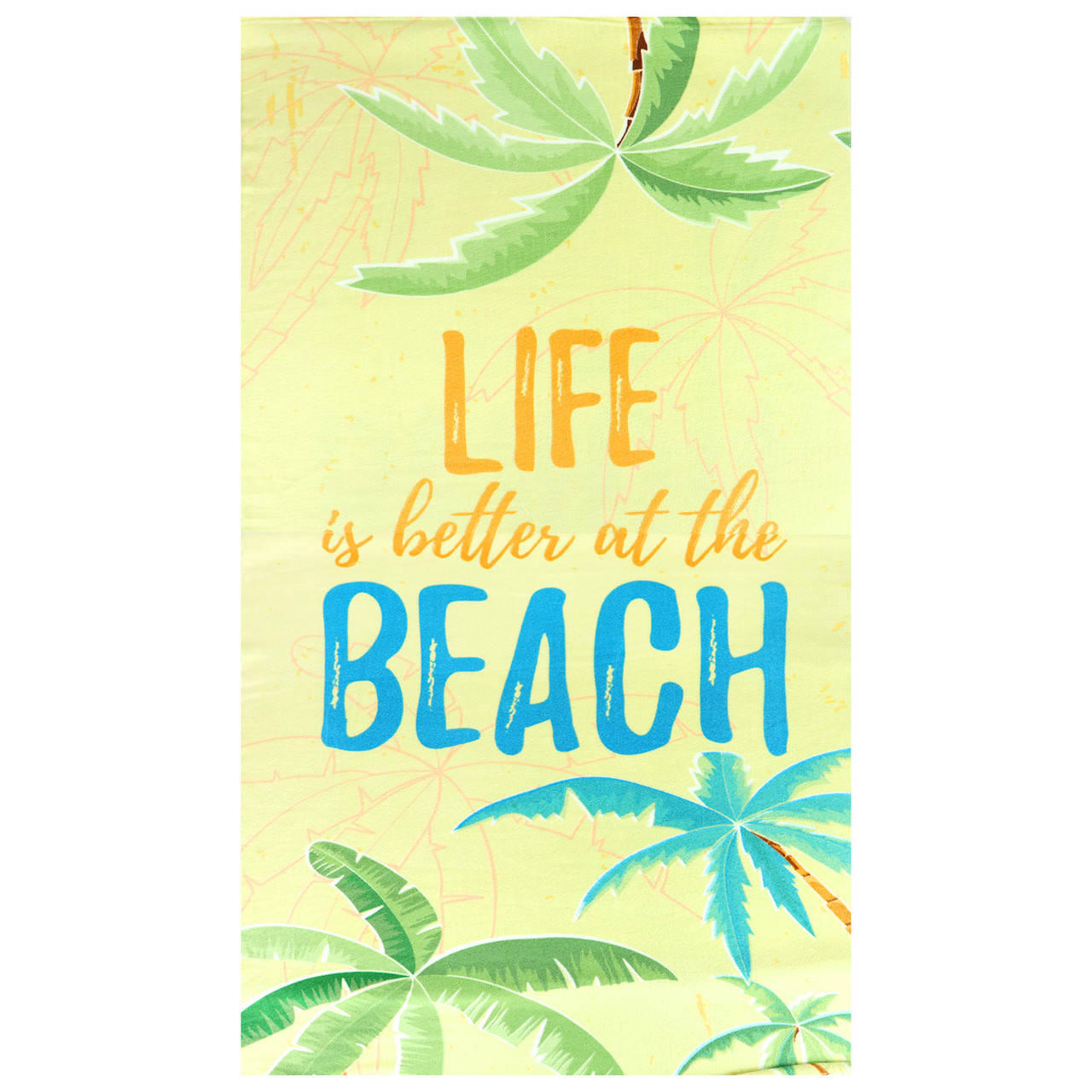 

Пляжное мягкое полотенце из микрофибры Life Beach, 70х140