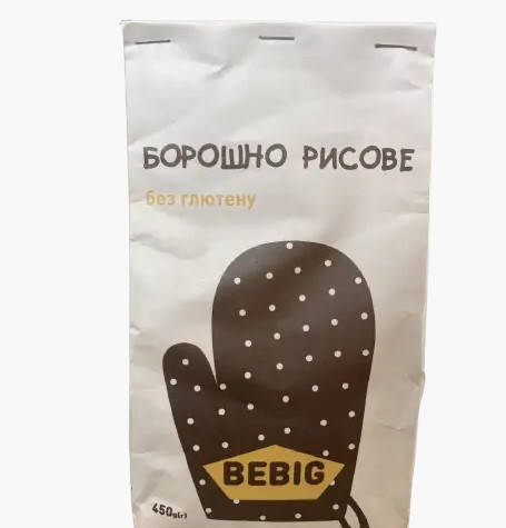 

Рисовая мука без глютена BEBIG, 450 г