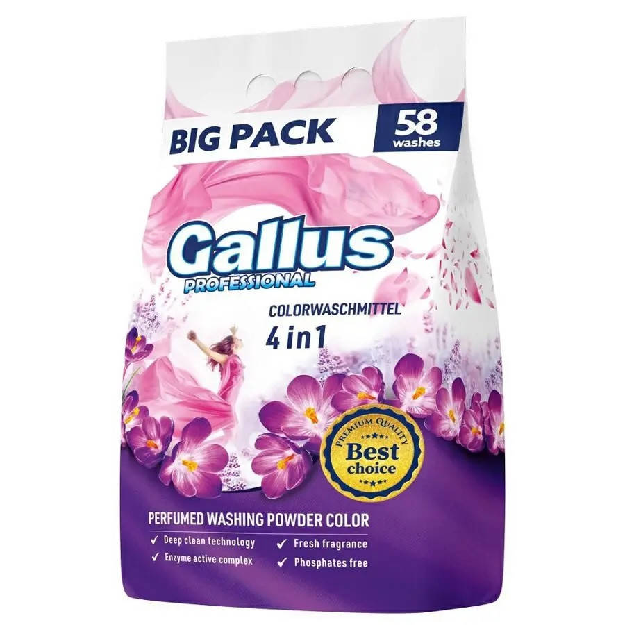 

Стиральный порошок для цветного белья Gallus Professional 4в1 3.2 кг