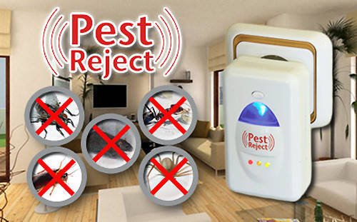 

Ультразвуковой электромагнитный отпугиватель насекомых и грызунов Pest Reject! Топ