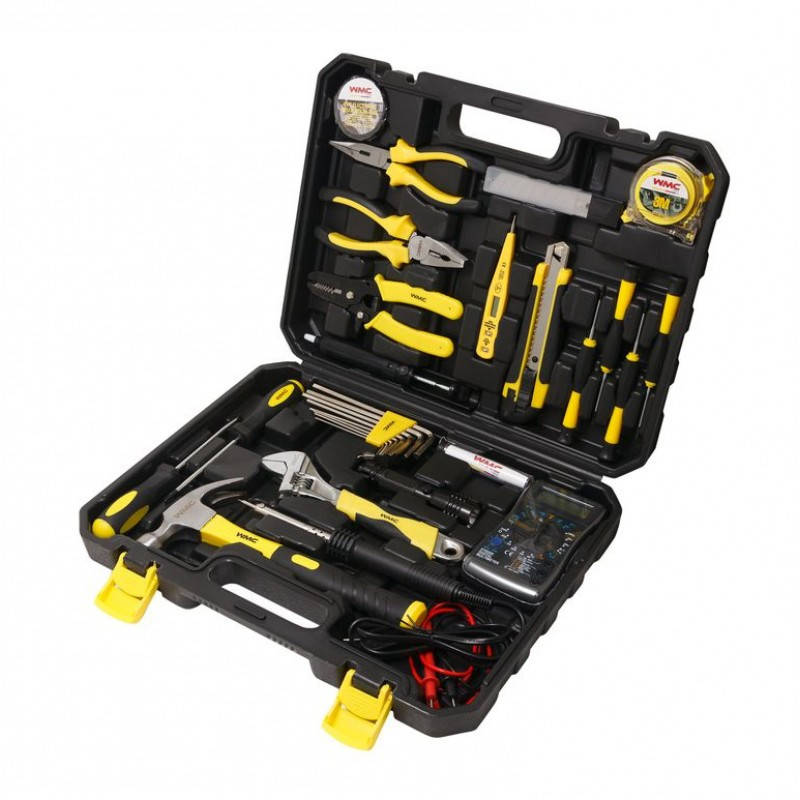 

Набор инструментов 34 пр, для электрика WMC TOOLS 1034