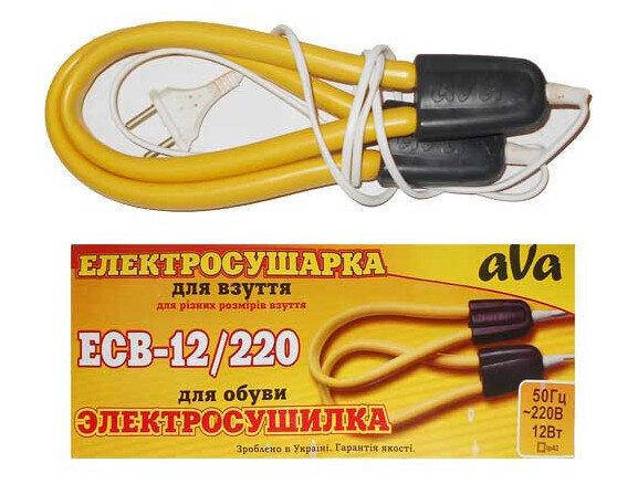 

Сушилка для обуви петля 250 мм Ava 220V 12 ватт