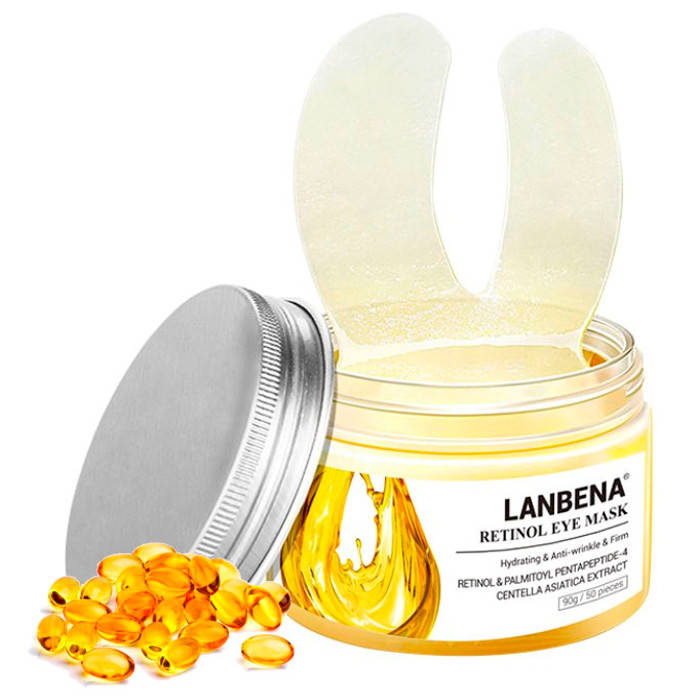 

Тканевые лифтинговые патчи под глаза с ретинолом LANBENA Retinol Eye Mask (50 шт.)