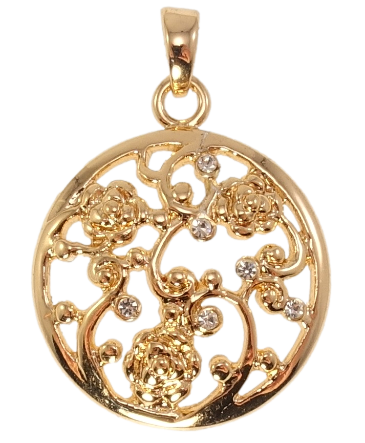 

Кулон Fallon Позолота 18К "Цветочный орнамент"