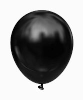 

Латексный шарик 12" (30 см) Kalisan пастель Black черный (Калисан)