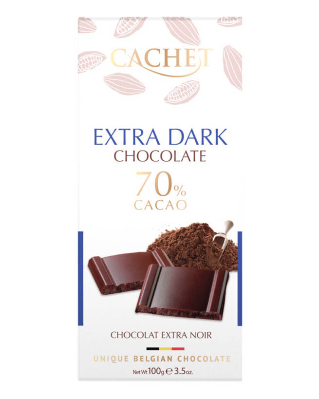 

Шоколад Cachet экстра черный 70%, 100 г