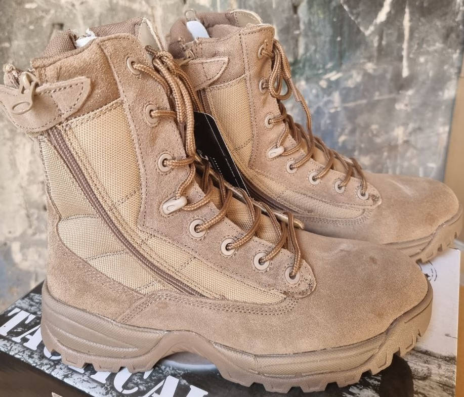 

Берцы тактические на 2-х змейках MIL-TEC _GERMANY, Койот