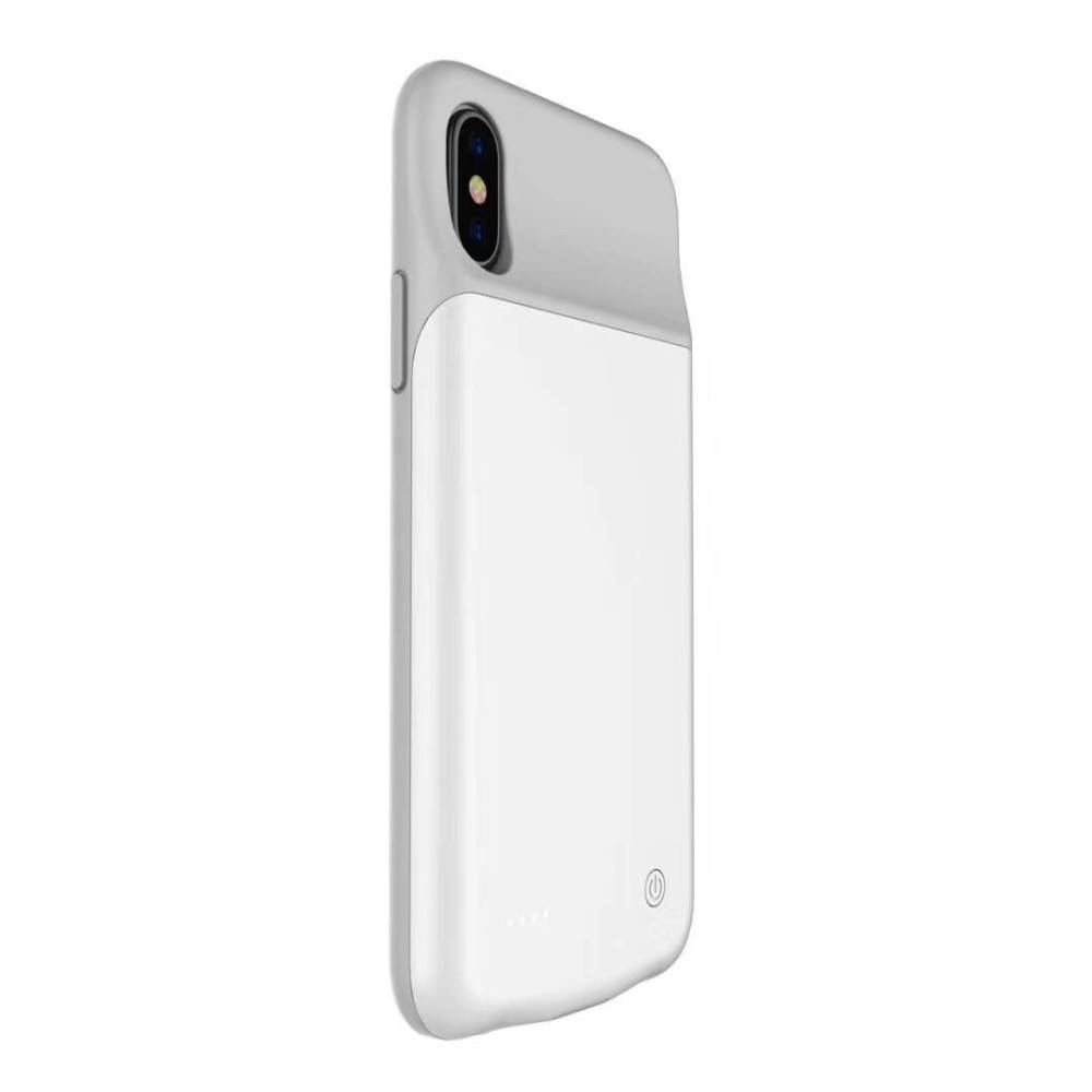 

Чехол аккумулятор AmaCase для iPhone X/XS Белый (3200 мАч)