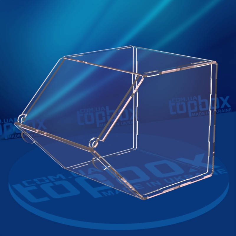 

Прозрачная коробка из акрила 120x150x150 мм, объем 2,4 л.