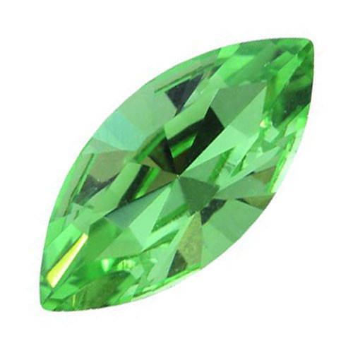 

Лодочки Preciosa (Чехия) 10х5 мм Peridot, Зелёный