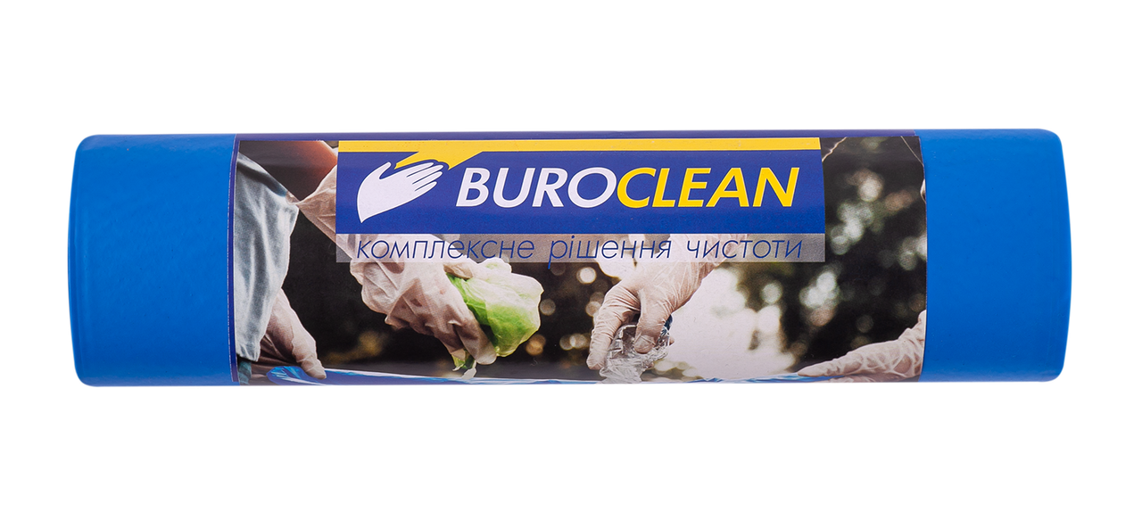 

/Пакеты для мусора 240л/5 шт крепкие синие 900х1300мм 35мкм BuroClean EuroStandart