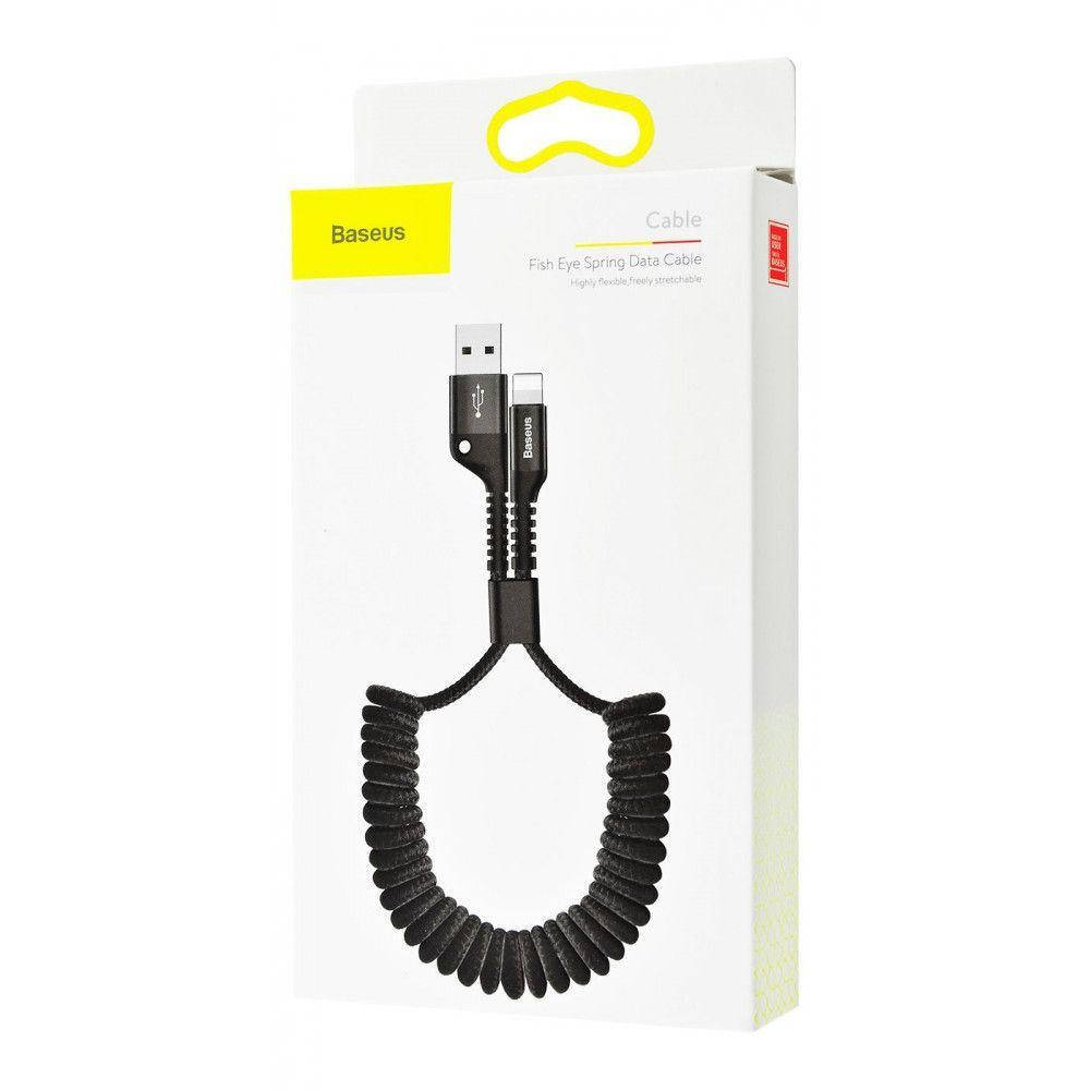 

USB кабель Baseus Fish Eye Spring Data Lightning Cable 2A (1m)