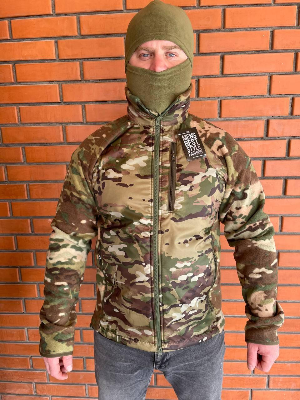 

Кофта флисовая Мультикам тактическая Multicam 56, 58р (наличие размера уточняйте)