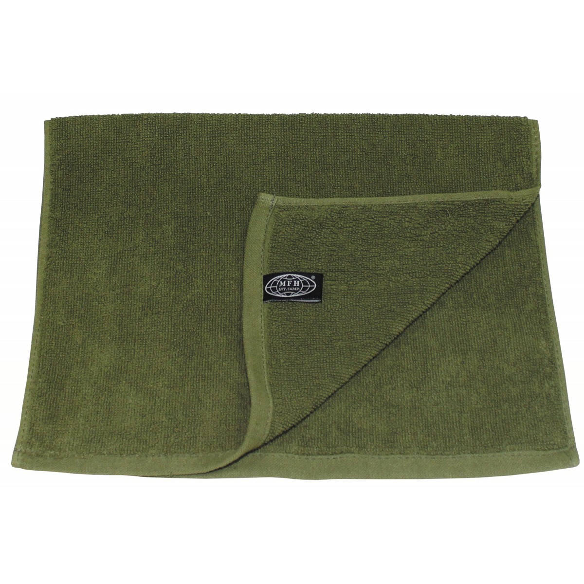 

Махровое армейское полотенце MFH 100% хлопок 50*30 см олива