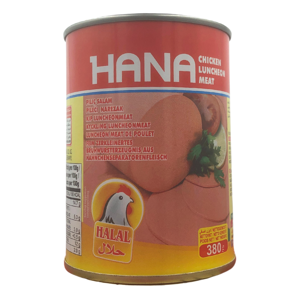 

Консерва куриная колбаса HANA классическая 380 г, 24шт/ящ