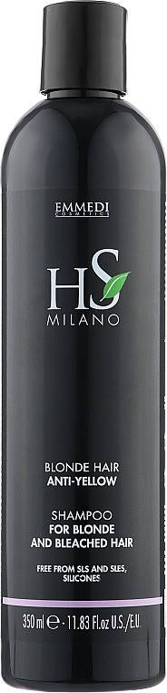 

Восстанавливающий шампунь для осветленных волос HS Milano Blonde 350 мл FS