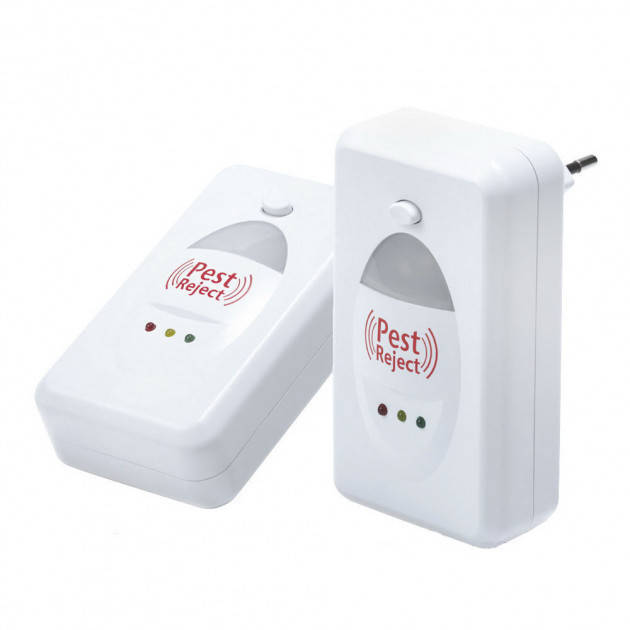 

Ультразвуковой отпугиватель грызунов, насекомых, тараканов Pest Reject Белый (KG-2724)