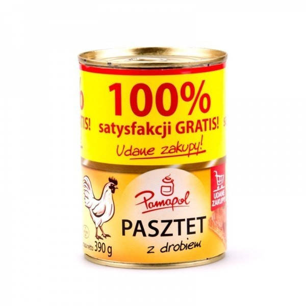

Паштет куриный Pamapol z drobiem 390г