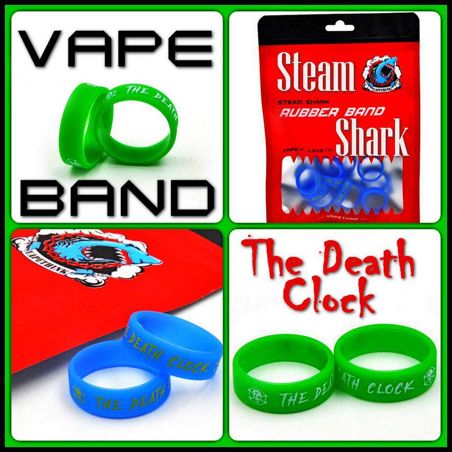 

Противоскользящее кольцо VapeThink Steam Shark Rubber Vape Band ( The Death Clock ).