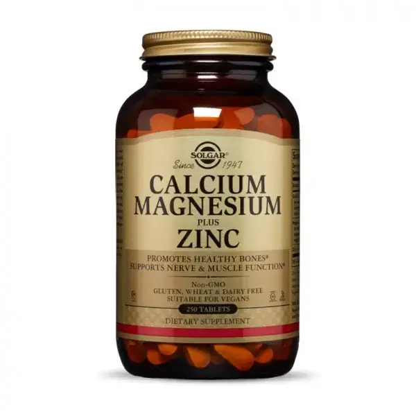 

Кальций + Магний + Цинк Solgar Calcium Magnesium plus Zinc 250 tab
