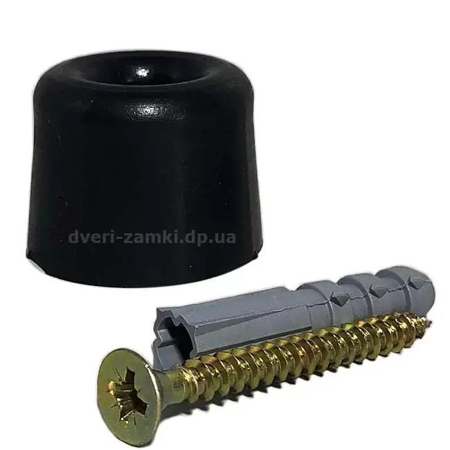 

Упор дверной резиновый черный