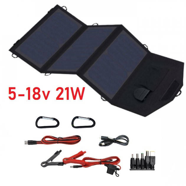 

Портативная солнечная панель Allpowers 21W 5-18V