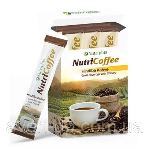 

Кофе с цикорием "NutriCoffee Nutriplus" Farmasi 16 шт. по 2 г.