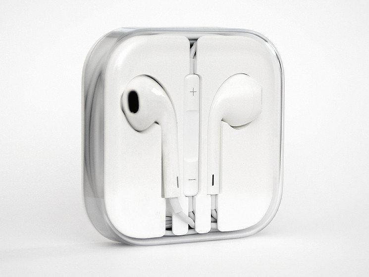 

Проводные пластиковые наушники для телефона Apple EarPods Белый