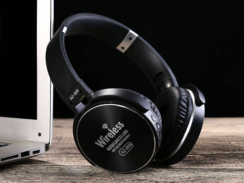 

Наушники накладные Bluetooth FM SD AZ-09-BT 80шт 7812