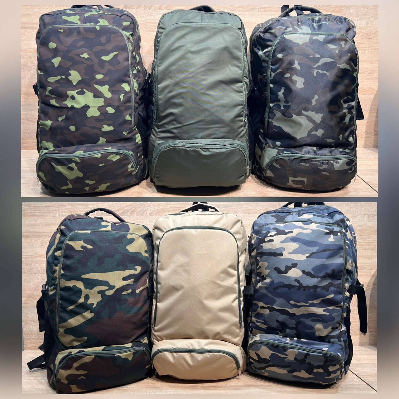 

Рюкзак тактический тканевый на молнии с карманами 70 литров в разных вариантах Panda, Разные цвета