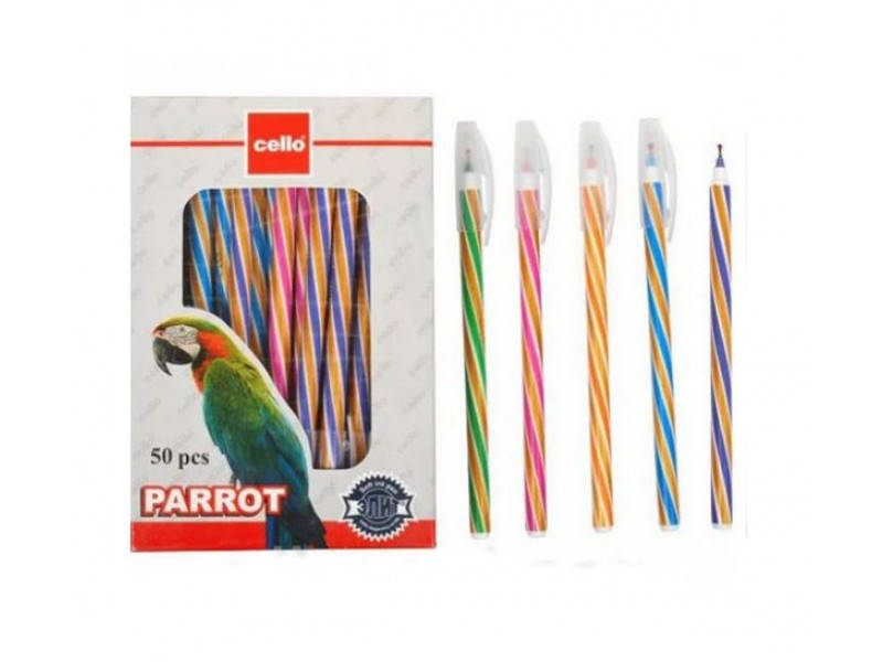 

Ручка масляна Cello Parrot 268 синя