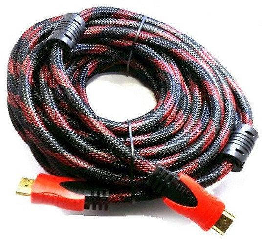 

Кабель 10м(8,5м) HDMI-HDMI 1.4 v усиленный в обмотке