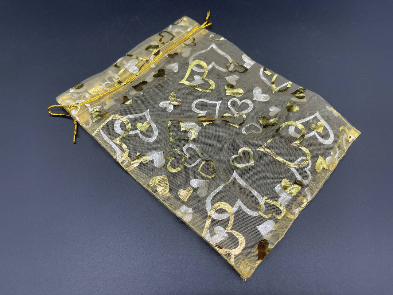 

Подарочные мешочки из органзы. Цвет золотистый. 15х20см, Розовый