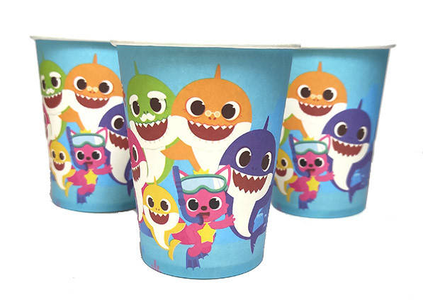

Набор стаканчиков "Акулы" Baby Shark 10 штук