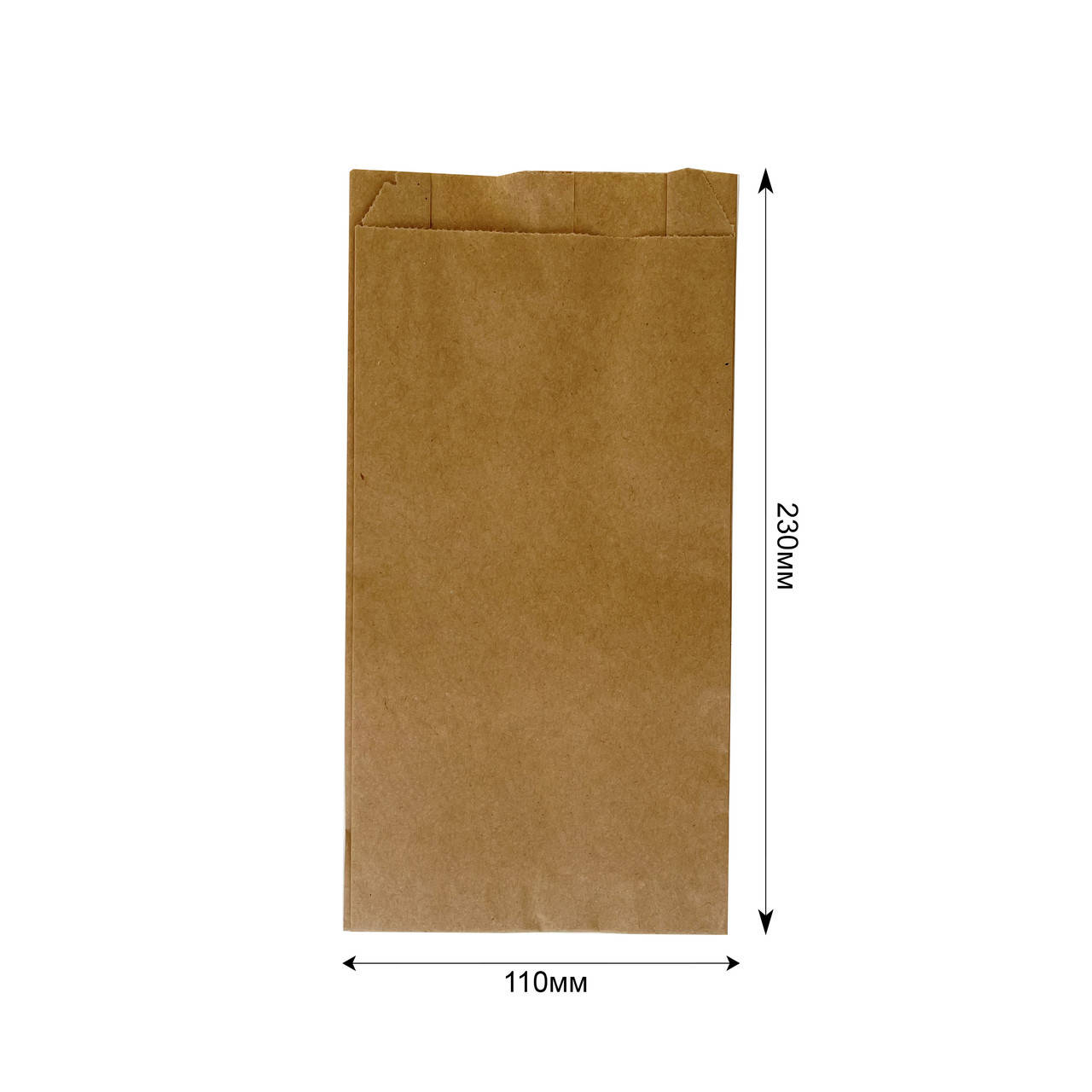 

Бумажный Саше Пакет Крафт Бурый 230 х 110 х 40 мм 1уп/100шт