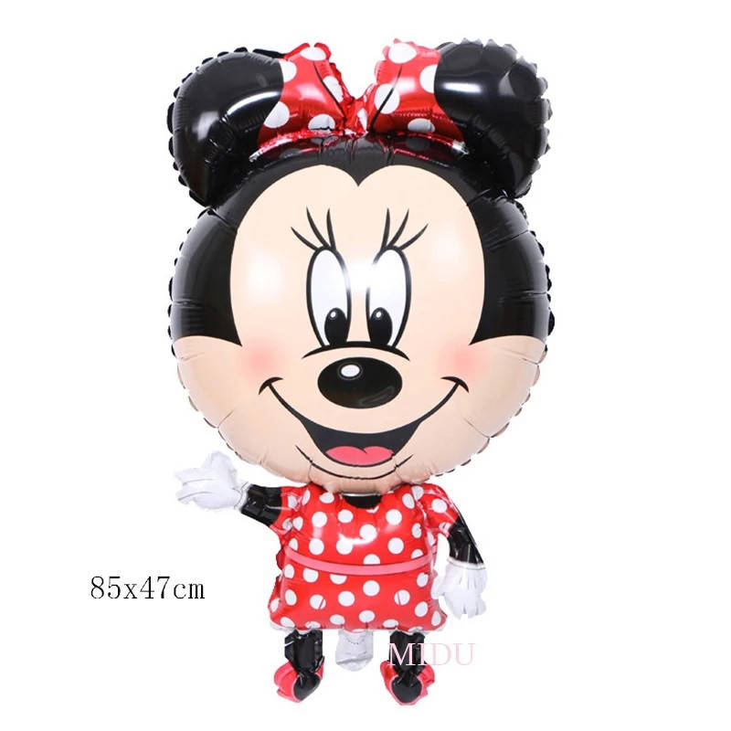

Фольгированный шар Минни Маус с ножками 80×47см