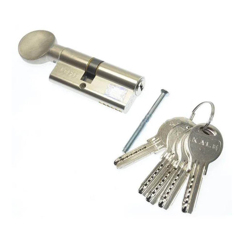 

Цилиндр Kale 164 SMC 45*10*45 100 мм с воротком никель