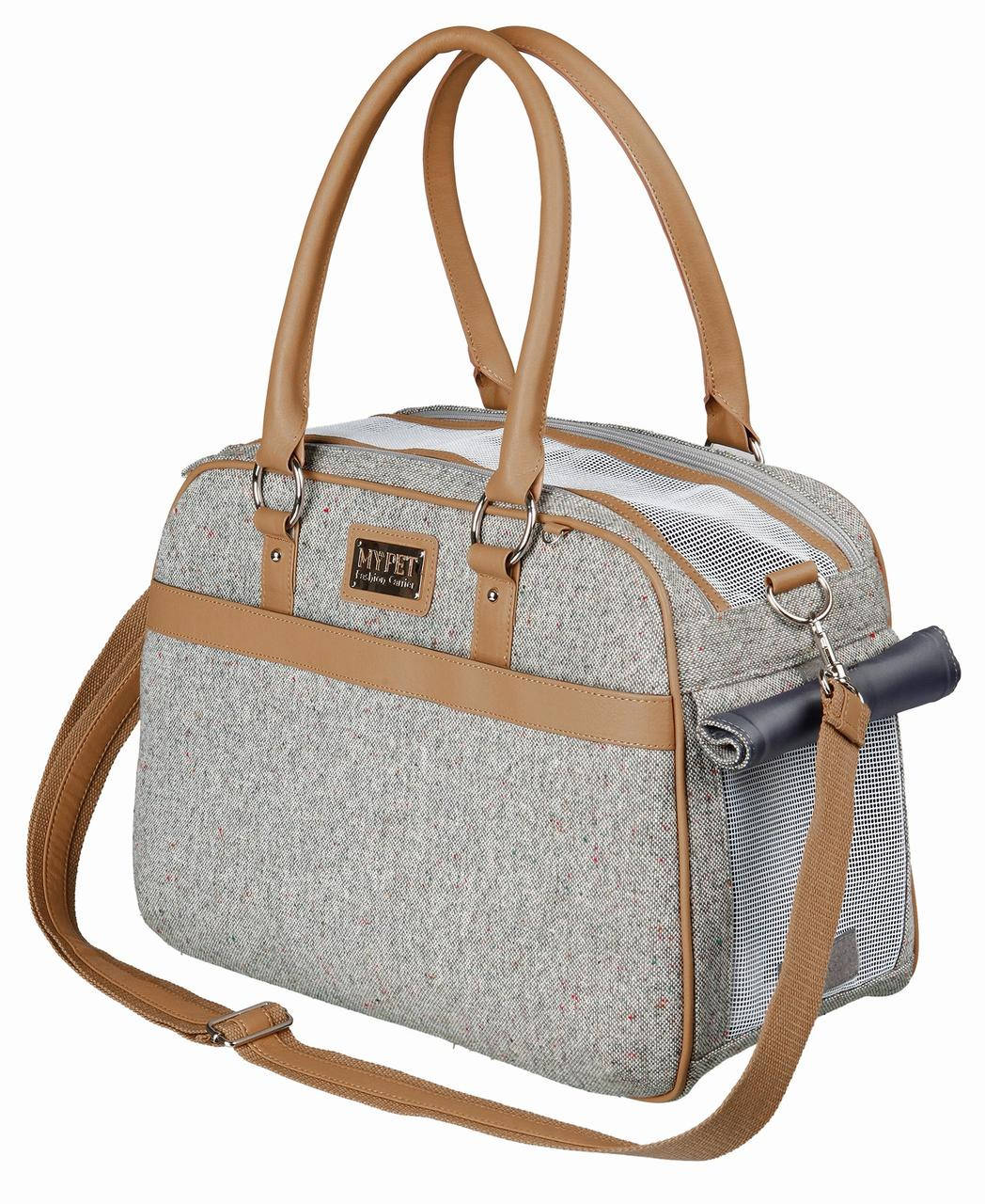 

Trixie TX-36253 сумка-переноска Helen Carrier для кошек и собак (19 × 28 × 40 см), Серый