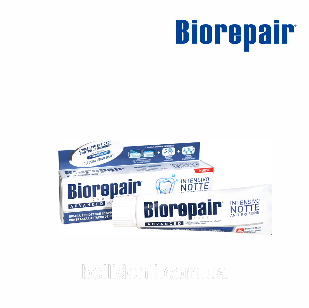 

Зубная паста Biorepair Night Интенсивное ночное восстановление, 75 мл