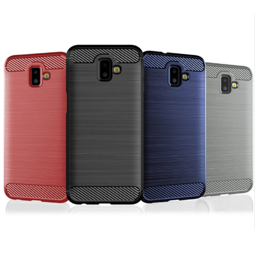 

Чехол накладка Polished Carbon для Samsung Galaxy J6 Plus 2018, Разные цвета
