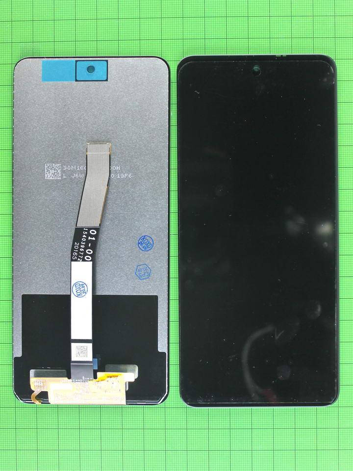

Дисплей Xiaomi Redmi Note 9 Pro сенсором, чорний self-welded, Черный
