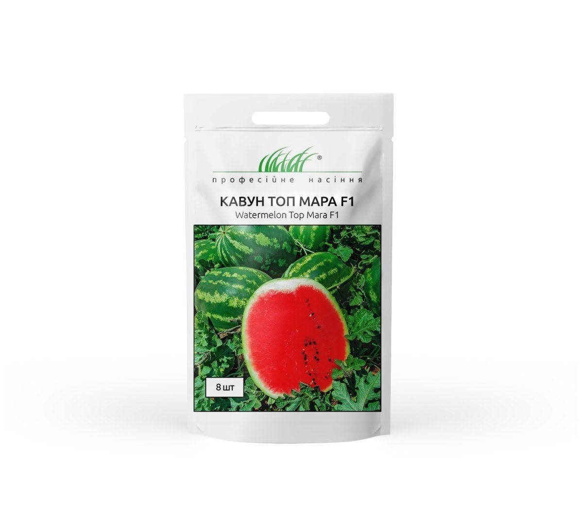 

Профсемена. Семена Арбуз Топ Мара F1 овальный 8 шт