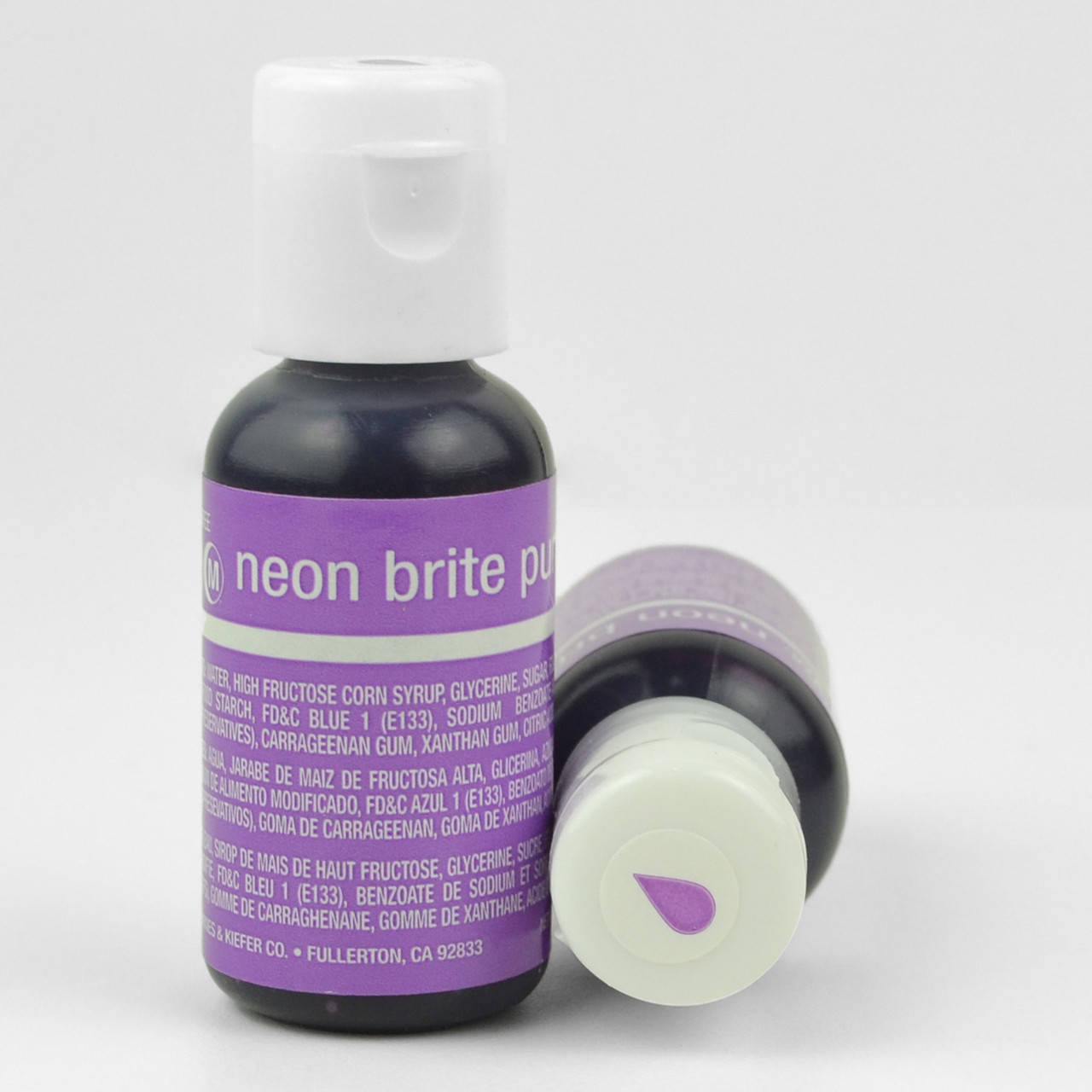 

Гелевая краска Chefmaster Ярко фиолетовый/Neon brite purple 20 гр
