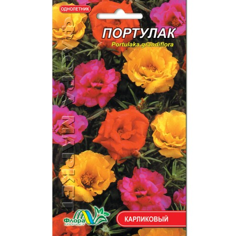 

Портулак смесь цветы однолетние, семена 0.1 г